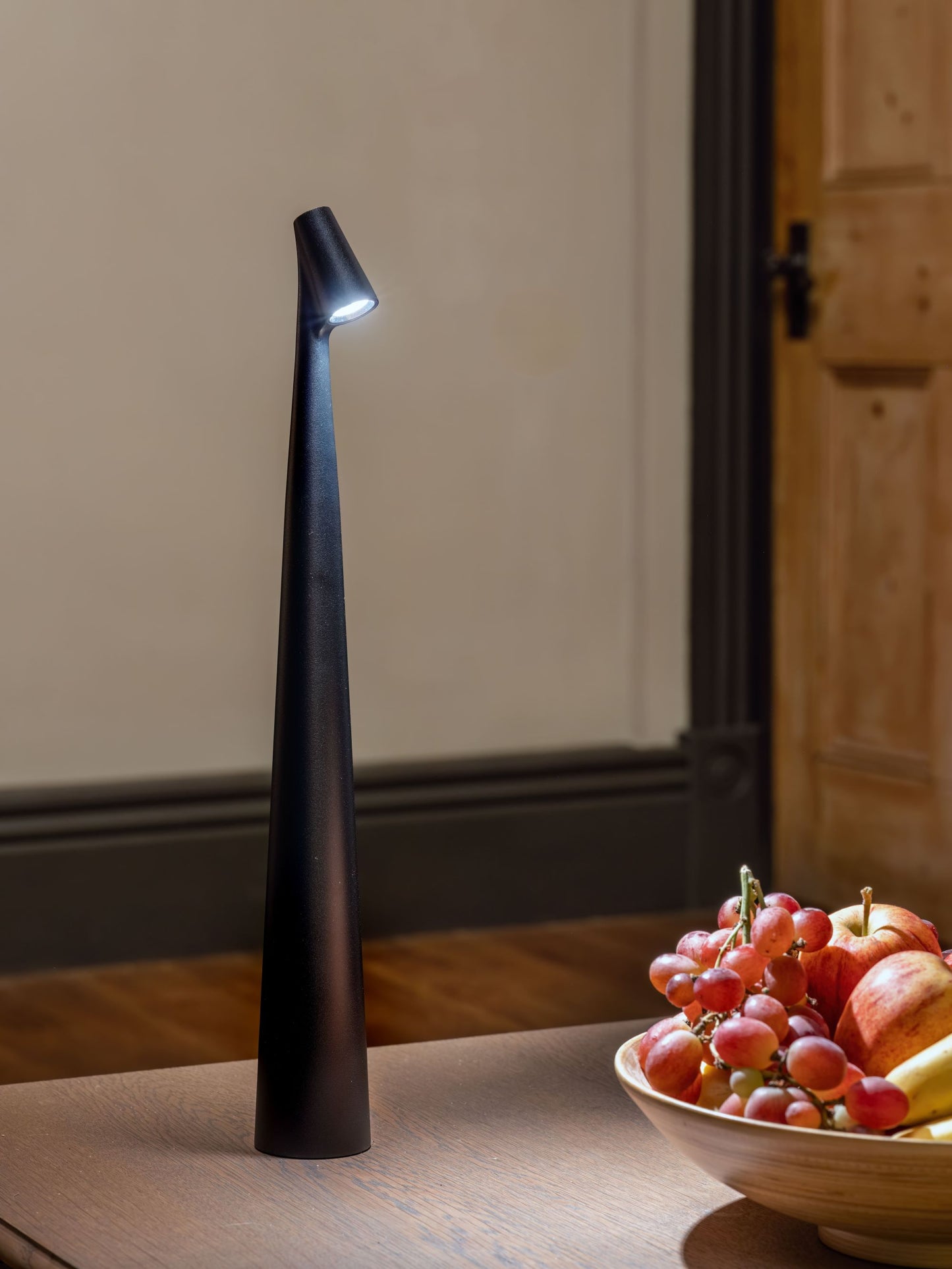 LED Desk Lamp Black Cone